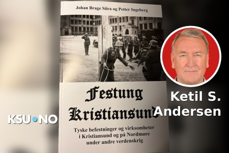 Omslag på den nye boka Festung Kristiansund av Petter Ingeberg og Johan Brage Siira.