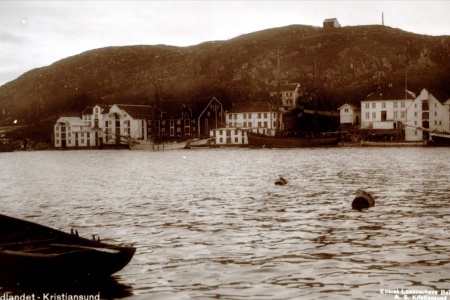 Indlandet i Kristiansund. Fra Nordmøre Museums fotosamlinger.